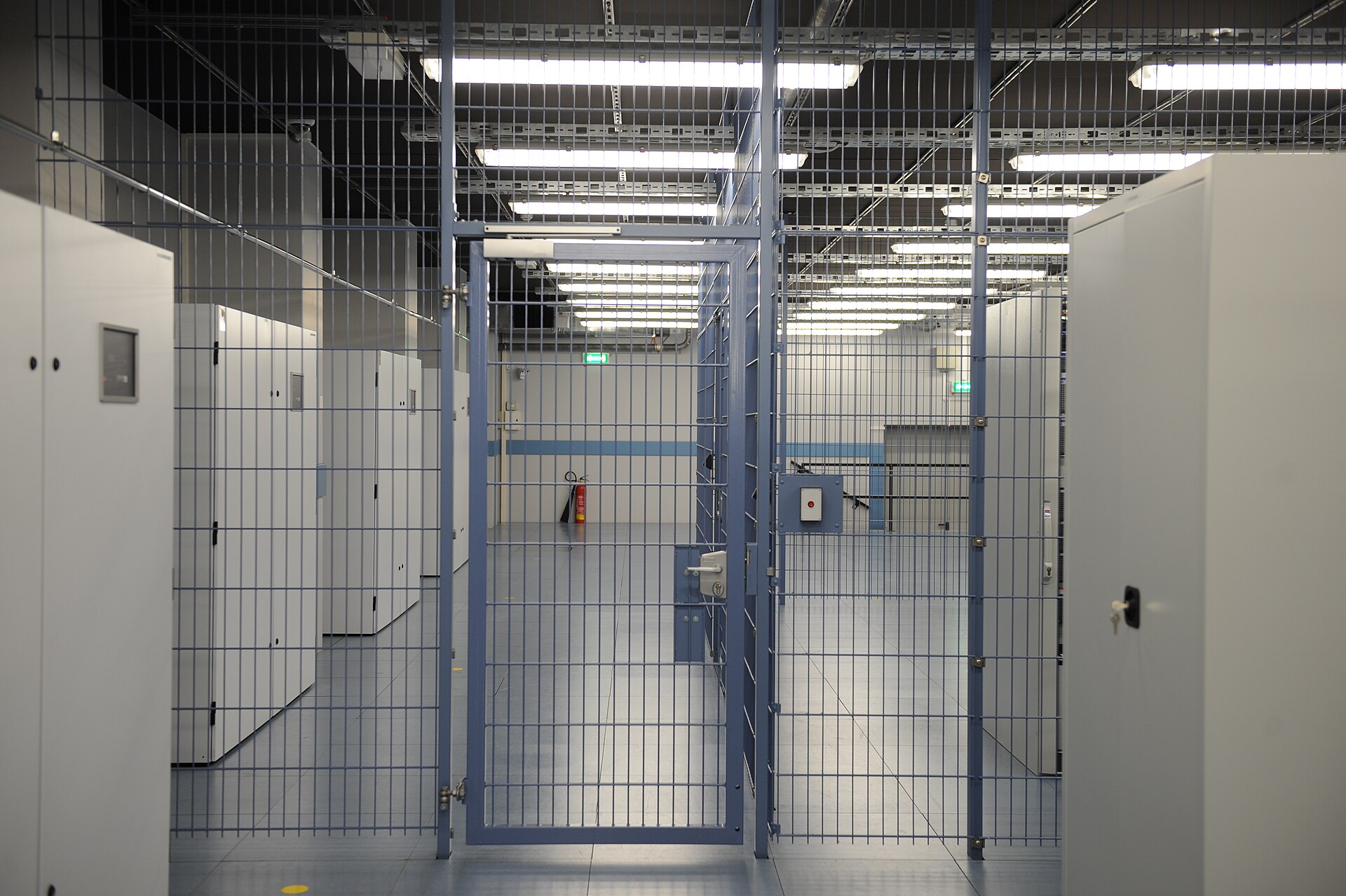 Secure colocation cage in a data center